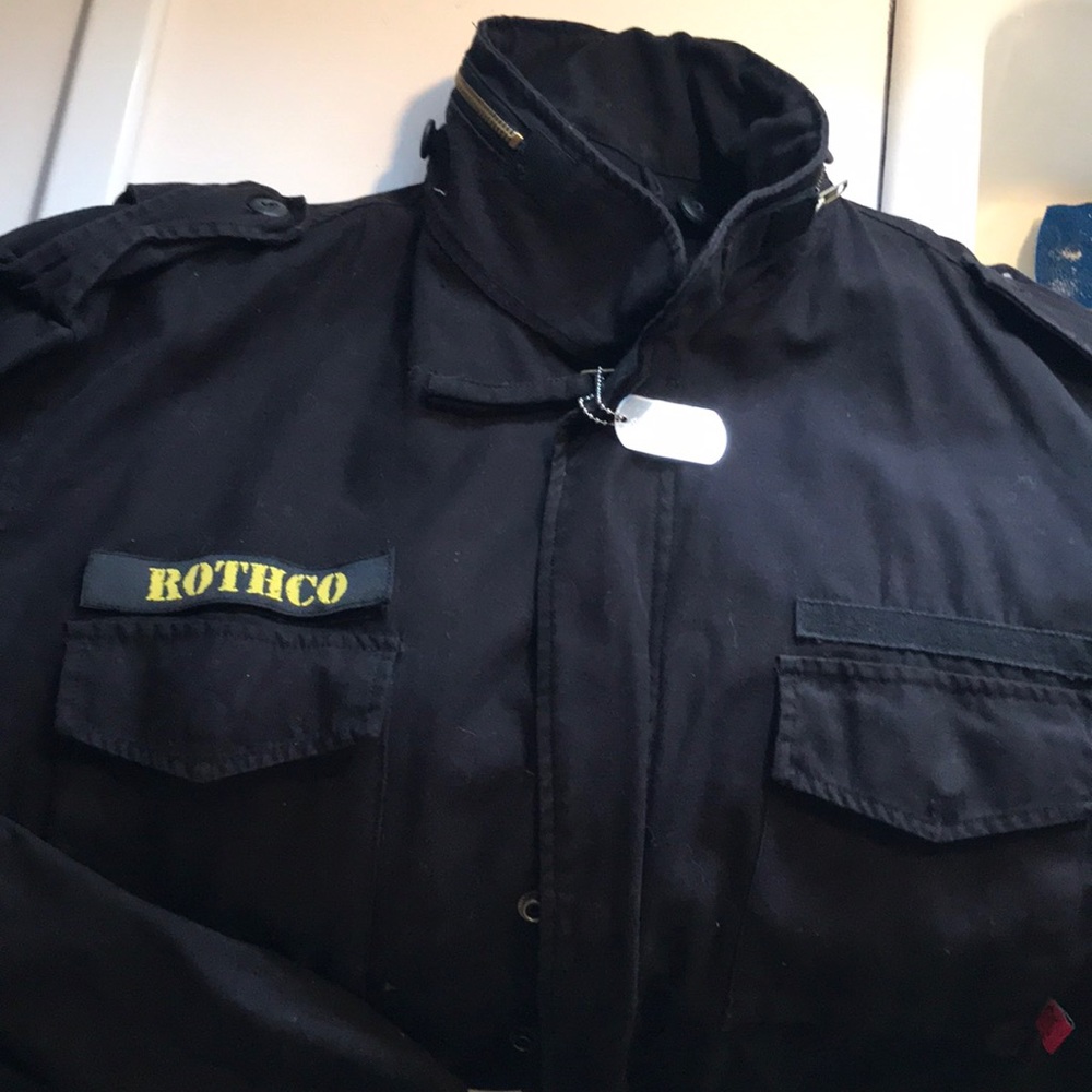 Men’s military style coat